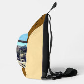 Where You Go Friends Print Cut Sew Bag Crossbody Bag (Rechts)