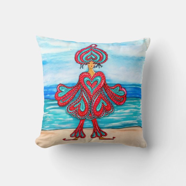 Where your Heart on your sleeve! Kissen (Vorderseite)