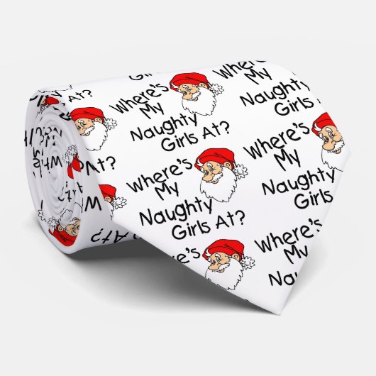 Wheres meine frechen Mädchen an Krawatte (Gerollt)