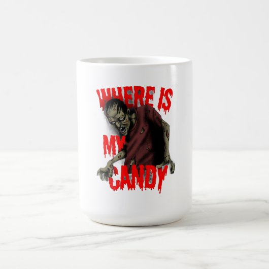 Where's My Candy T-shirt Kaffeetasse (Mittel)