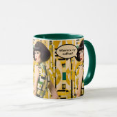 Where's My Coffee Retro Beauty 60s coffee mug Tasse (VorderseiteRechts)