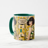 Where's My Coffee Retro Beauty 60s coffee mug Tasse (Vorderseite Links)