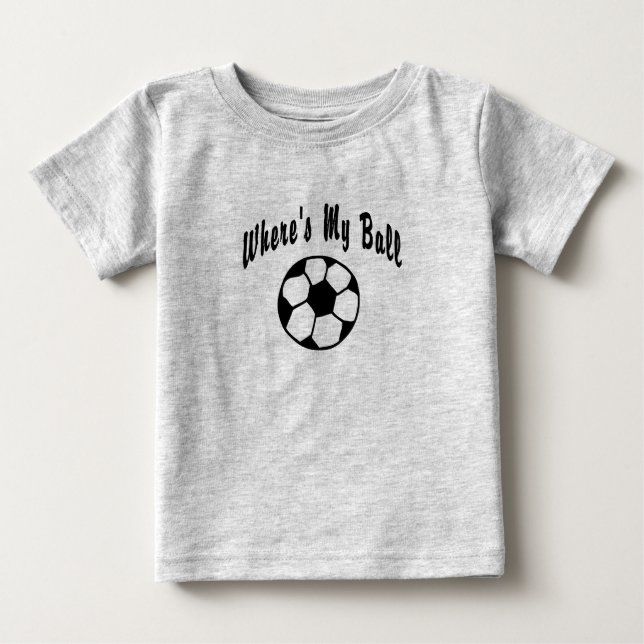 Where's My Soccer Ball? Baby T-shirt (Vorderseite)