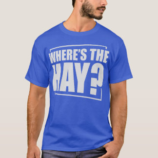 Wheres The Hay Guinea Pig Guinea Lover Premium 562 T-Shirt