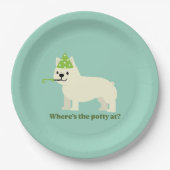 Where's the potty at? pappteller (Vorderseite)