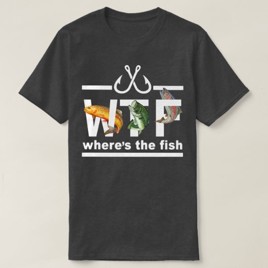 Whering the Fish Liebe Fishing Premium T-Shirt (Design vorne)
