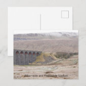 Whernside und Ribblehead Viadukt Postkarte (Vorne/Hinten)