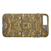 Whesters Elegantes Chic Monogramm Case-Mate iPhone Hülle (Rückseite (Horizontal))