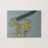 Whetstone und Ringe mit granulierter Dekoration, Puzzle (Horizontal)