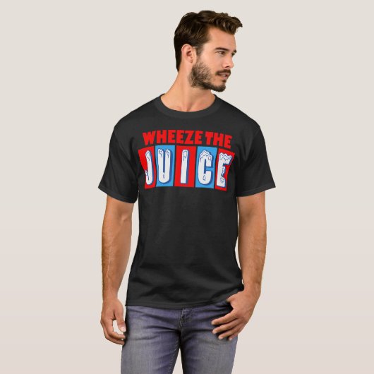 Wheze the Juice Funny Encino Movies Man T-Shirt (Vorne ganz)