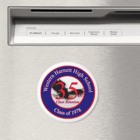 WHHS 35. Wiedersehen-Logo Magnet (In Situ (Geschirrspüler))