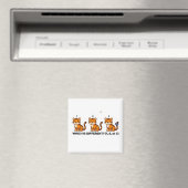 Which Is Different? Cute Tiger Animal World Game Magnet (In Situ (Geschirrspüler))