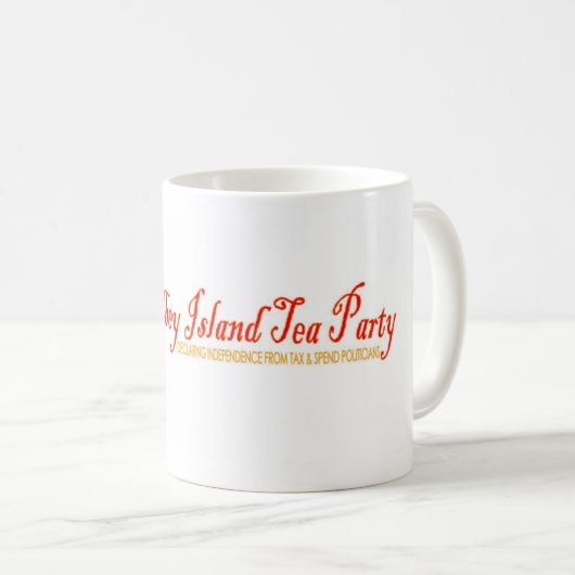Whidbey Insel-Tee-Party-Tasse Kaffeetasse (VorderseiteRechts)
