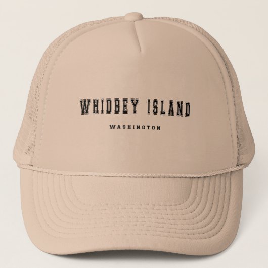 Whidbey Insel Washington Truckerkappe (Vorderseite)
