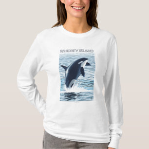 Whidbey Insel, WashingtonOrca Springen T-Shirt