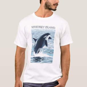 Whidbey Insel, WashingtonOrca Springen T-Shirt