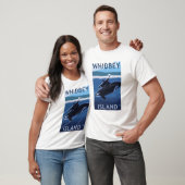 Whidbey Insel, WashingtonOrca und Kalb T-Shirt (Unisex)