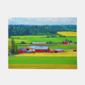 Whidbey Island Red Barn Doormat Fußmatte (Vorderseite)