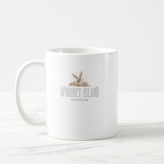 Whidbey Island Washington Mountains Wanderung Eagl Kaffeetasse (Links)