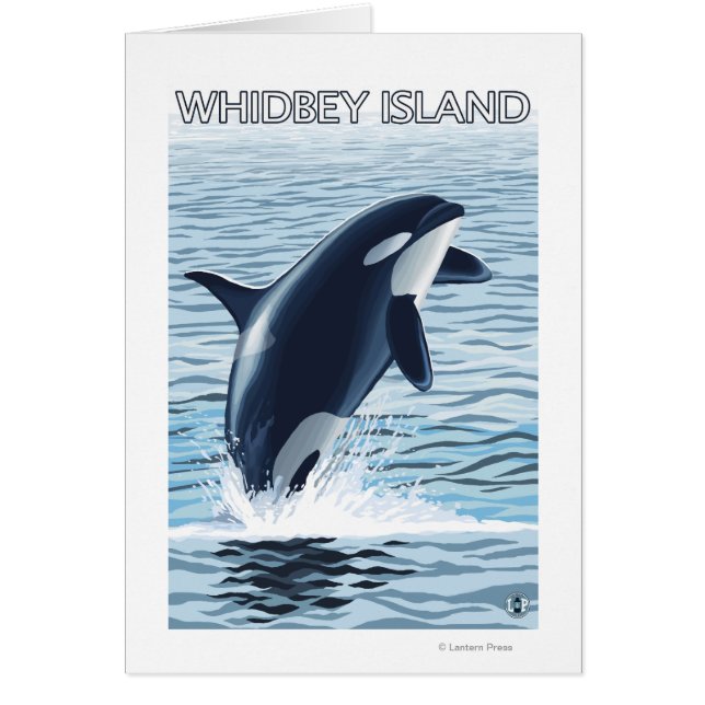 Whidbey Island, WashingtonOrca Jumping (Vorne)