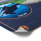 Whidbey Island, WashingtonScenic Travel Poster (Ecke)