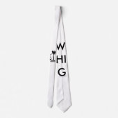 Whig-Balancen-Krawatte Krawatte (Rückseite)