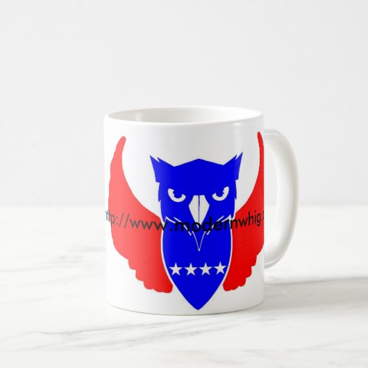 Whig-Kaffee-Tasse Kaffeetasse (VorderseiteRechts)