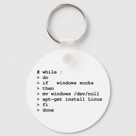 while : do schlüsselanhänger (Vorderseite)