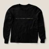 While Not Success Try Again-Programming Humor Gift (Design Vorderseite)