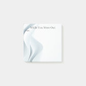 While You Were Out Message Business Post-it Note Klebezettel (Vorderseite)