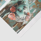 Whimisical Gothic Fairy Junk Journal Decoupage Seidenpapier (Ausschnitt)