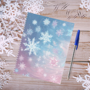 Whimscal Snowflake Journal, Winter Notebook Notizblock
