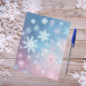 Whimscal Snowflake Journal, Winter Notebook Notizblock
