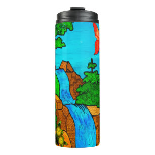Whimsey Falls Nature Fantasy Thermosbecher