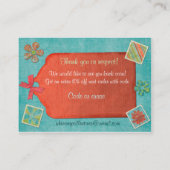 Whimsey-Kollektive für das Web-Geschäft Visitenkarte (Rückseite)