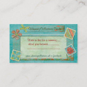 Whimsey-Kollektive für das Web-Geschäft Visitenkarte