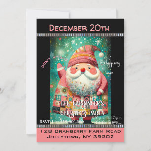 Whimsey Santa Claus Süsse Weihnachts-Party Einladung