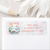 Whimsiane Tierjars - Katze - Rücksendeadresse (Insitu)