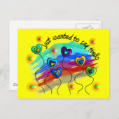 Whimsić Nun Grußkarten Postkarte (Vorne/Hinten)