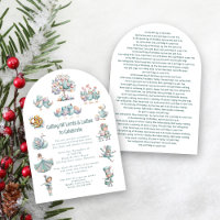 Whimsical 12 Tage Weihnachts Song White