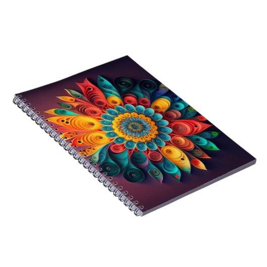 Whimsical 3D-Blume Notizblock (Rechte Seite)