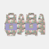 Whimsical 3D Paper Cut Bunny & Easter Eggs Custom  Geschenkschachtel (Ungefaltet)