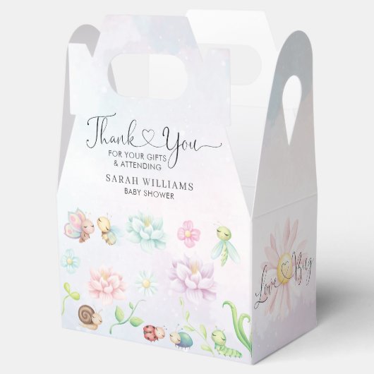 Whimsical A Little Liebe Bug Rainbow Geschenkschachtel (Geöffnet)