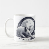 Whimsical Aardvark Tasse für Tierfreunde (Links)