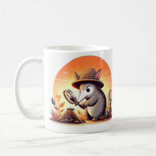 Whimsical Aardvark Tasse für Tierfreunde