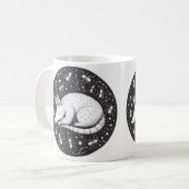 Whimsical Aardvark Tasse für Tierfreunde (Vorderseite Links)