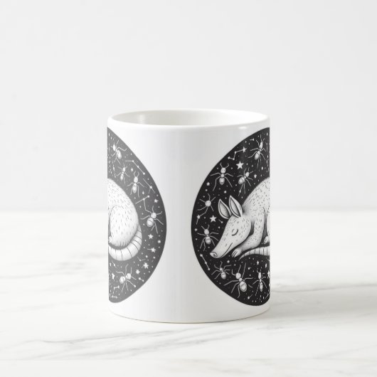 Whimsical Aardvark Tasse für Tierfreunde (Mittel)