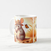 Whimsical Aardvark Tasse für Tierfreunde (Vorderseite Links)