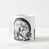 Whimsical Aardvark Tasse für Tierfreunde (Vorderseite Links)