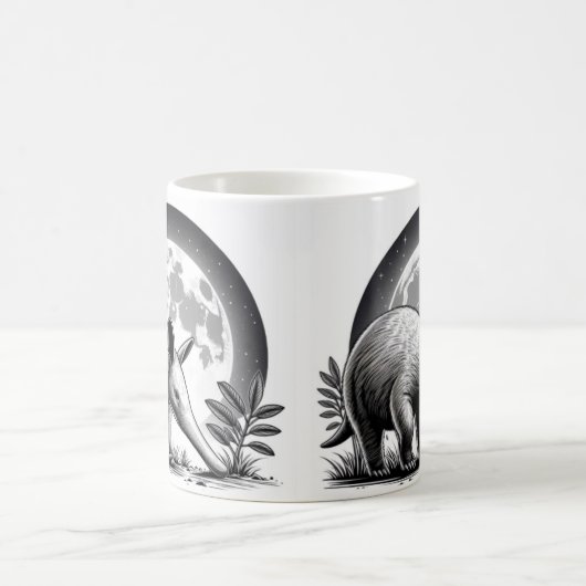 Whimsical Aardvark Tasse für Tierfreunde (Mittel)